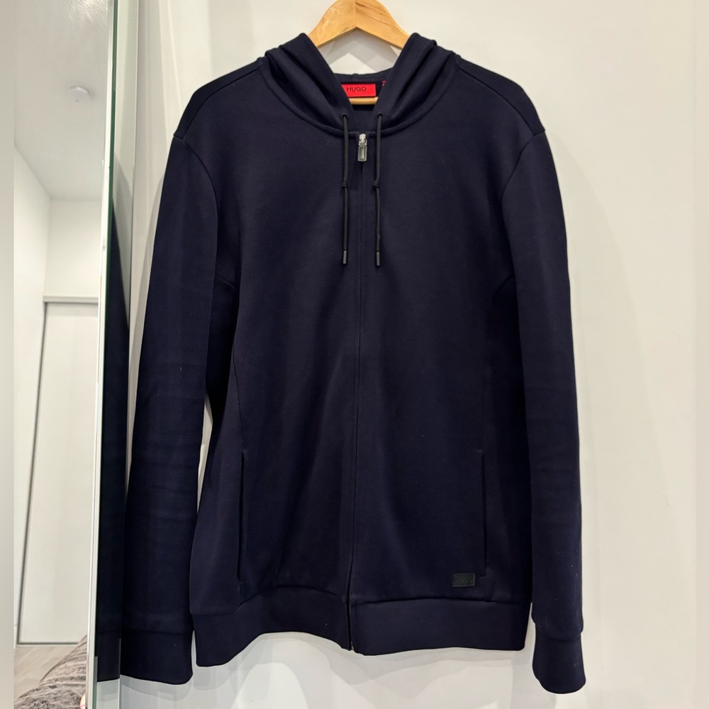 Hugo Boss Mens Zip Up Sweater